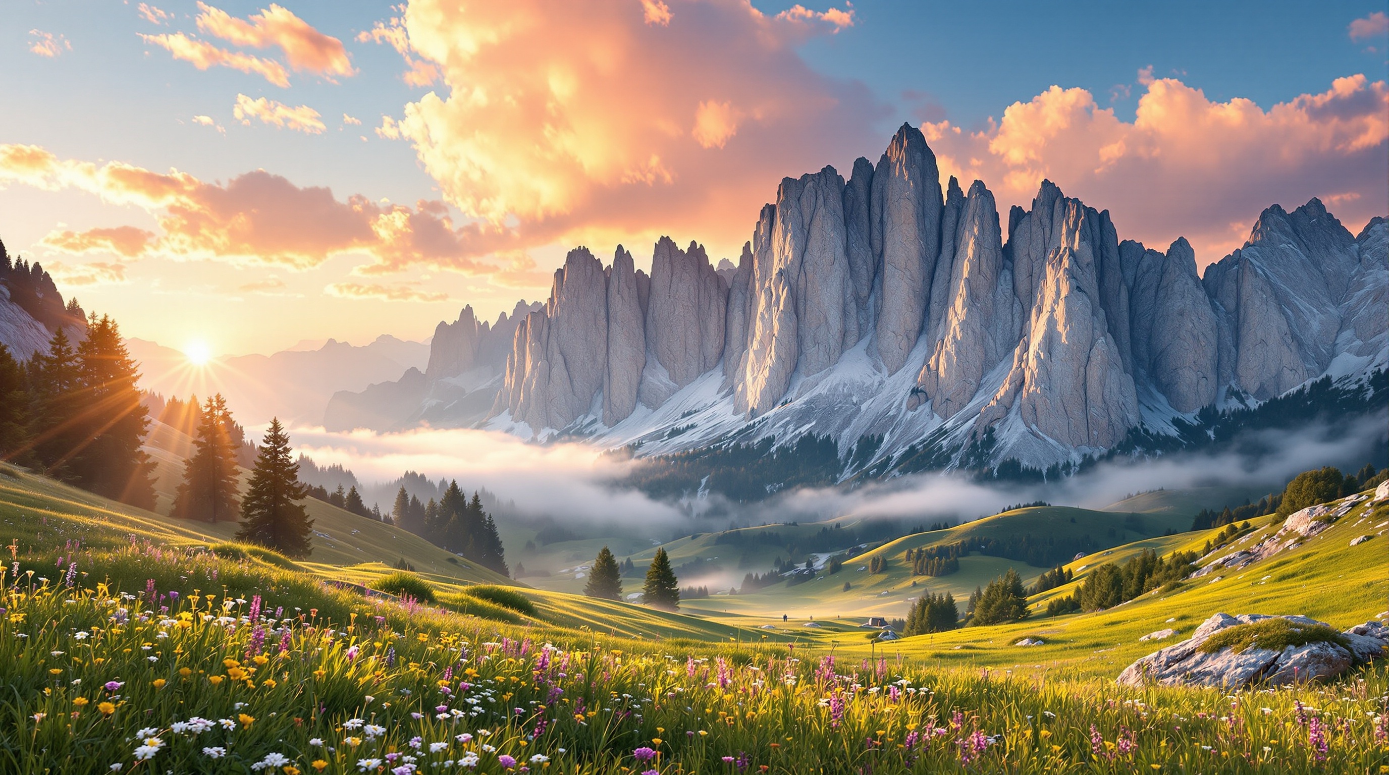 Dolomite Sunrises